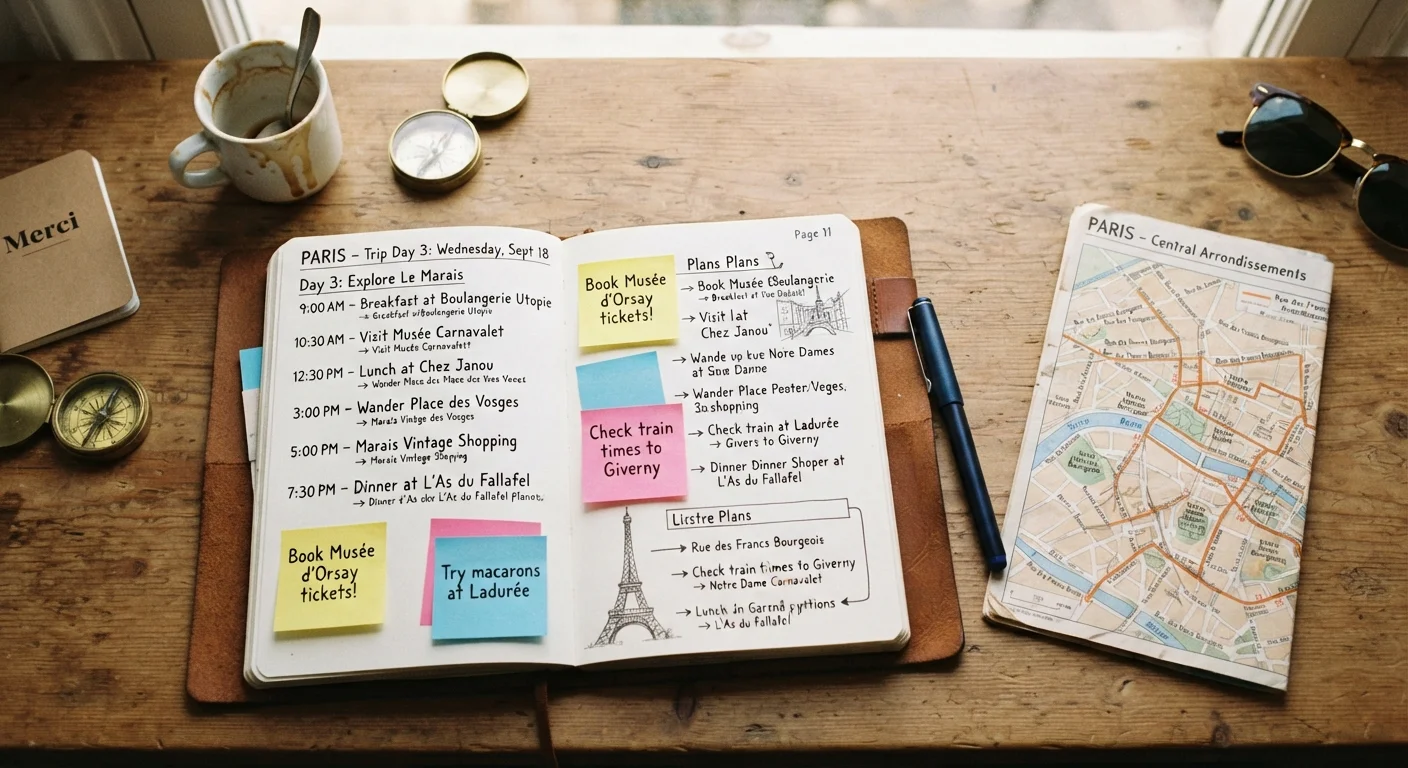 Building a Day-by-Day Travel Plan That You'll Actually Stick To