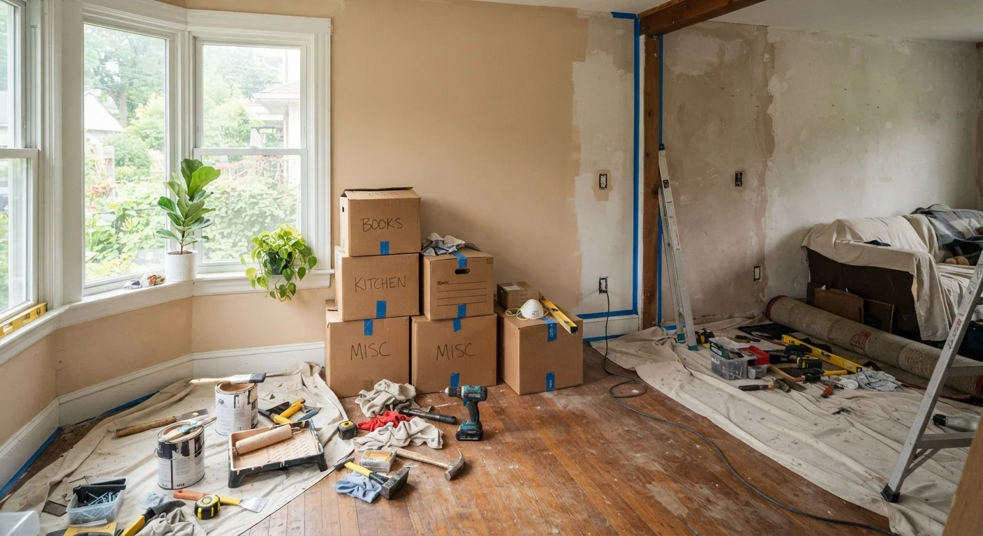 Decluttering Before a Renovation: Why the Order of Operations Matters