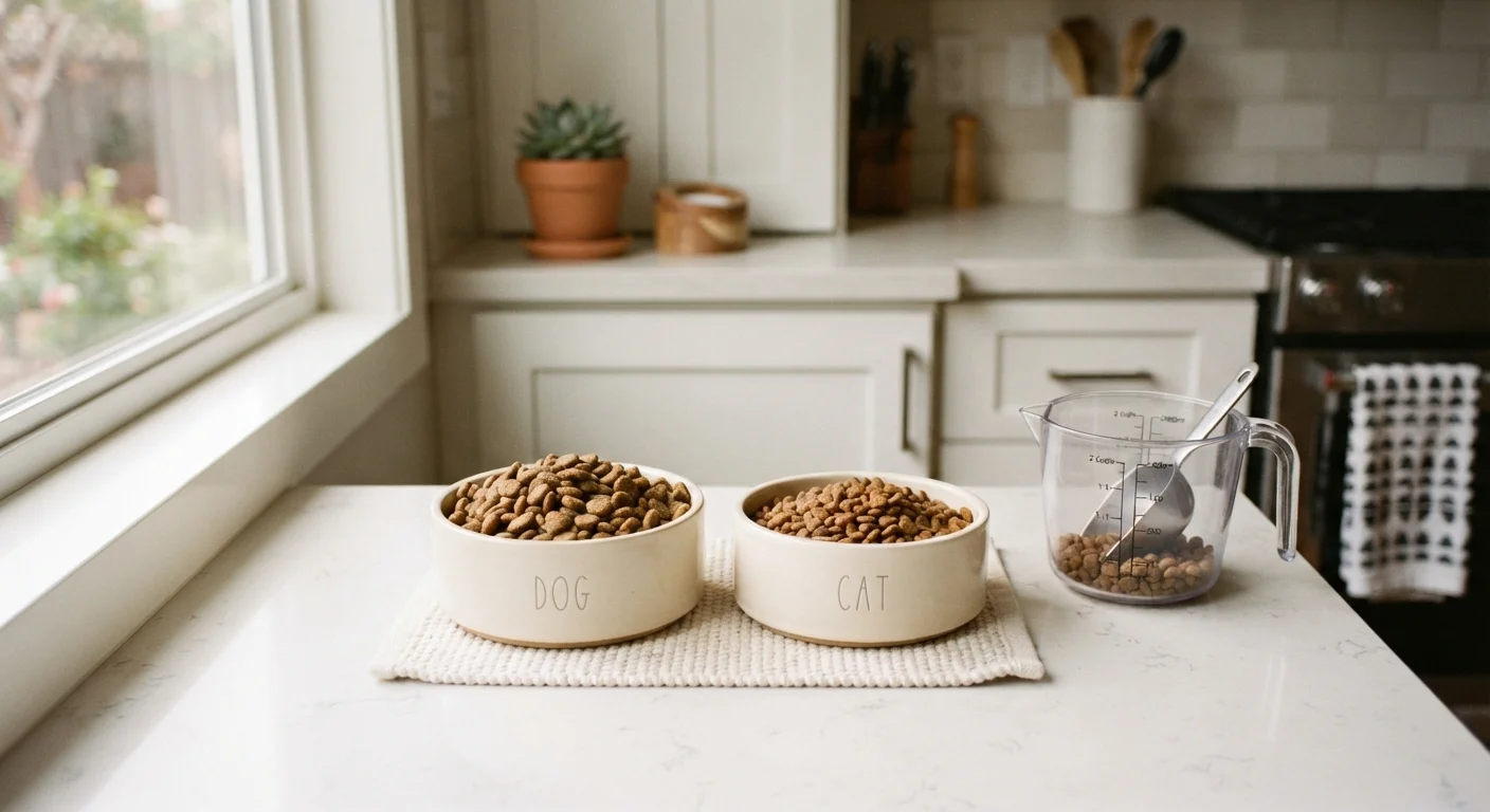 Feeding Schedules, Portion Sizes, and Nutrition Basics for Dogs and Cats