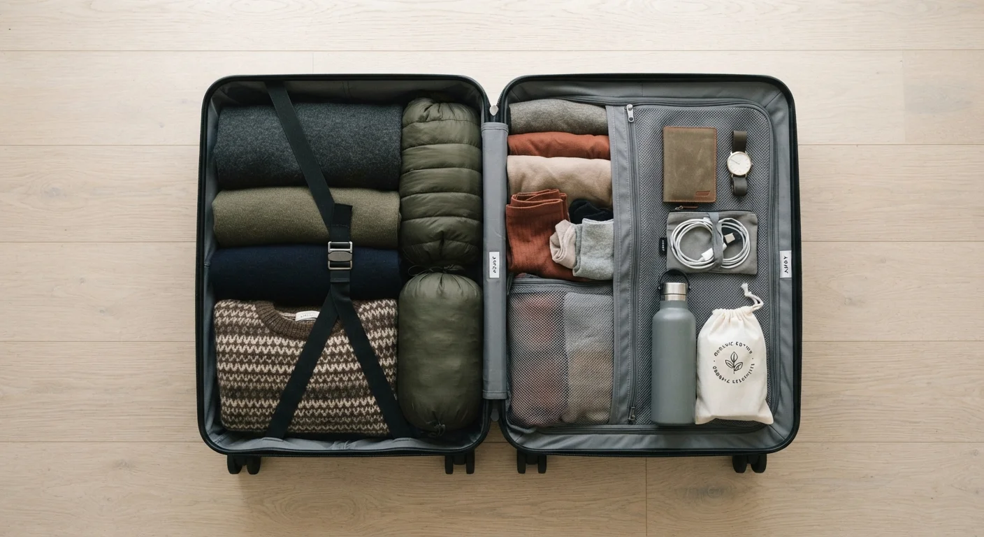 Packing Light for Cold Weather Without Wearing Everything You Own