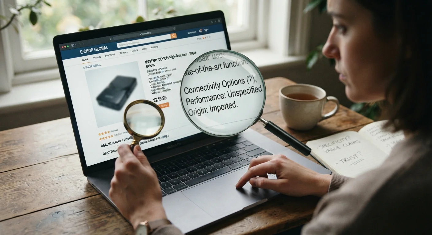Signals That a Product Description Is Hiding Something