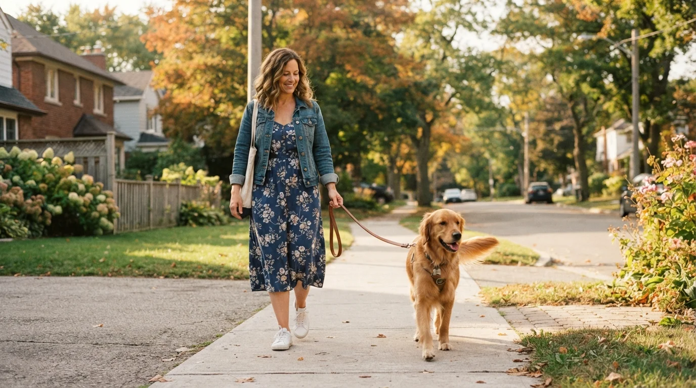 Teaching a Dog to Walk Calmly on a Leash