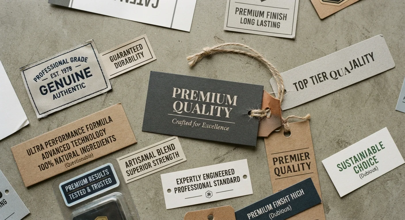 What 'Quality' Actually Means on a Product Label