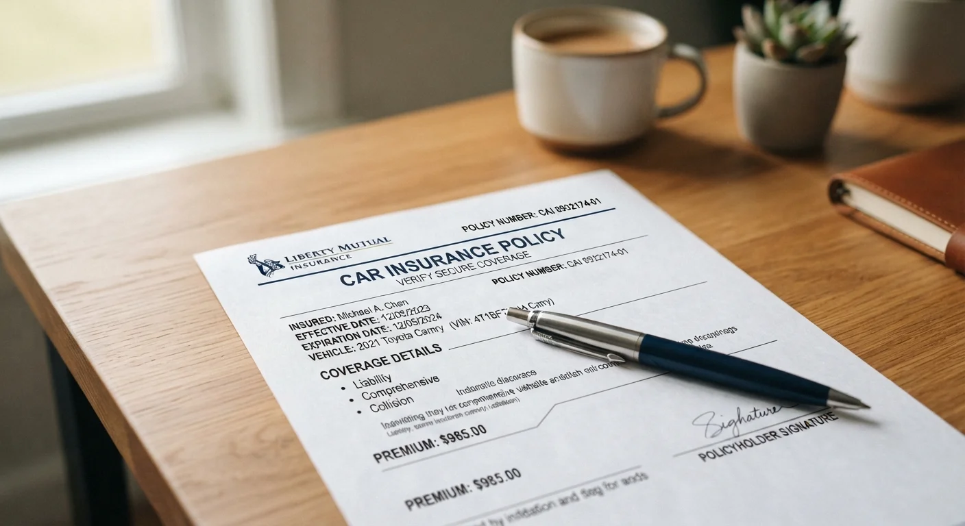 What Your Car Insurance Policy Actually Says (And What It Doesn't)